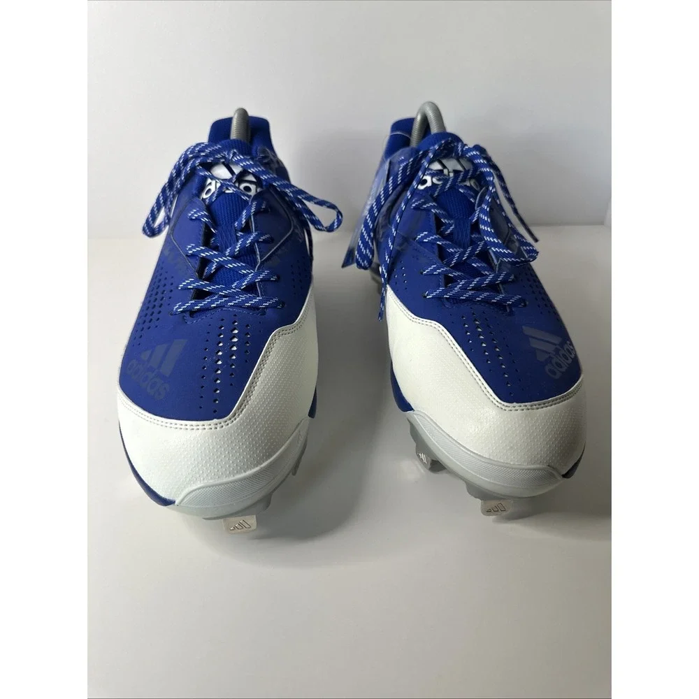 Adidas Men's Poweralley 4 Low Metal Baseball‎ Cleats Mens Size 14 W/ Tags Blue